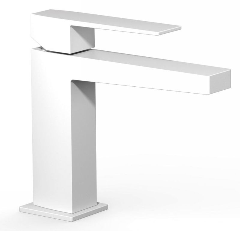 Tres Slim Exclusive grifo para lavabo de pie blanco 202.103.01.BM