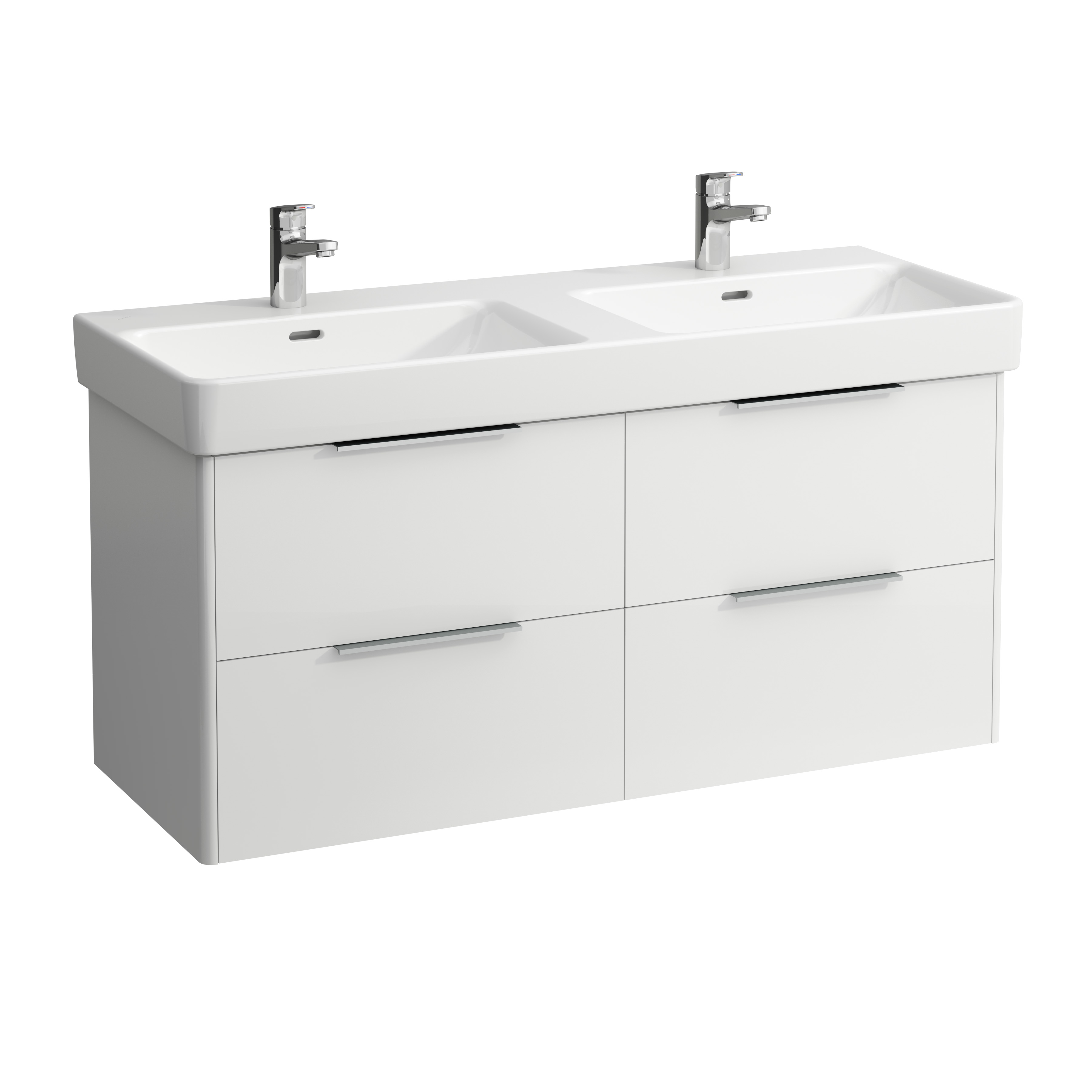 Laufen Base armario 115.9x44x53 cm suspendido, para lavabo blanco H4024941102611