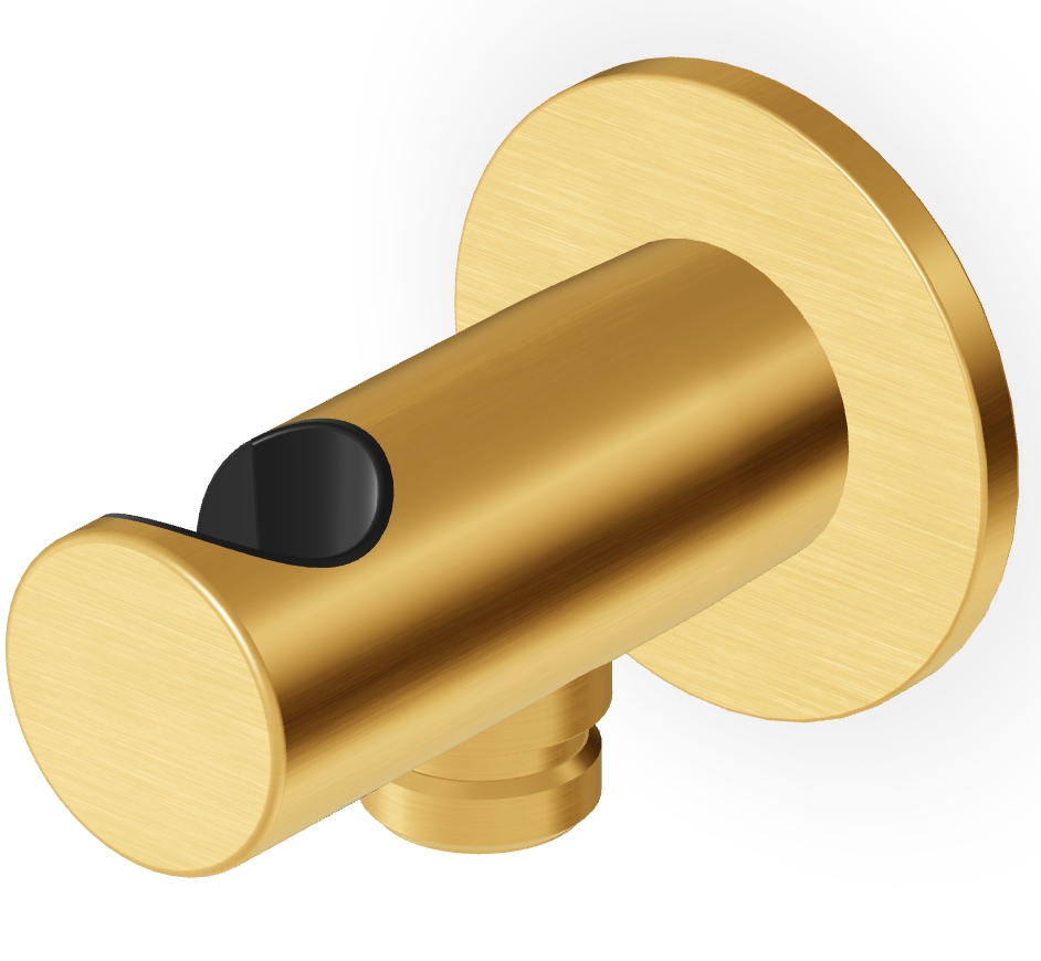Zucchetti Brim codo de conexión a pared oro Z93933.C41