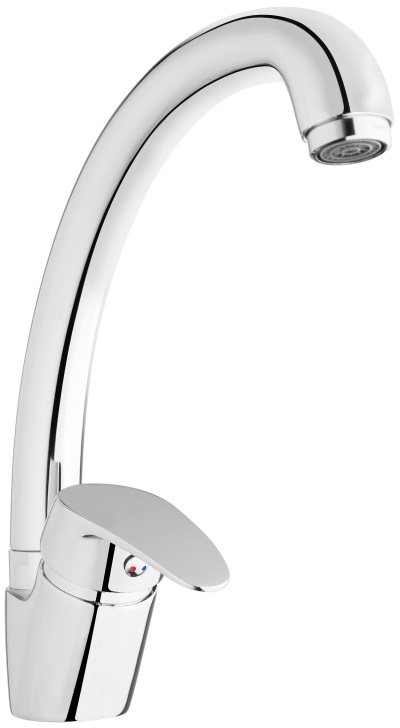 Invena Ava New grifo de cocina de pie cromo BZ-06-L01