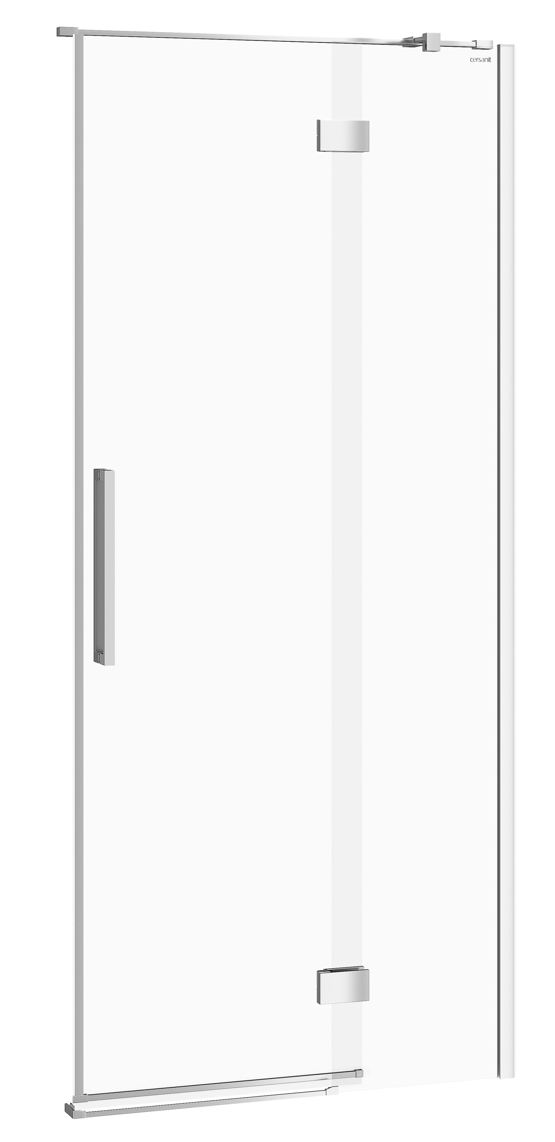 Cersanit Crea puerta de ducha 90 cm oscilante cromo brillante/vidrio transparente S159-006