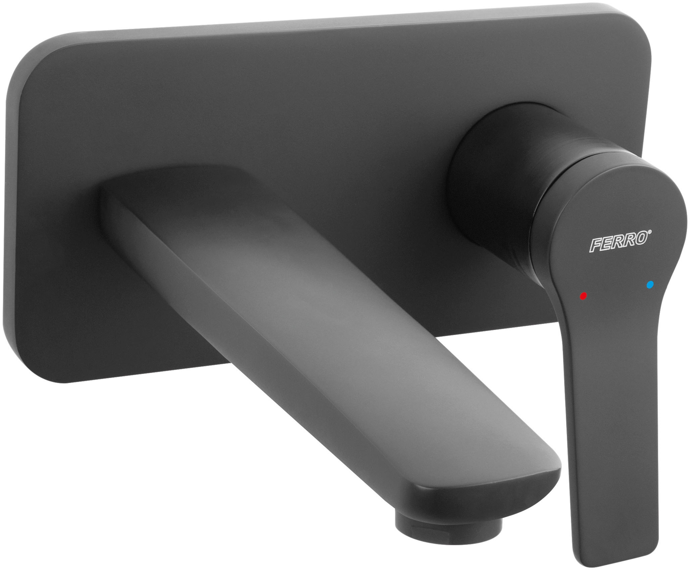Ferro Stratos Black grifo para lavabo empotrado negro BSC3PABL