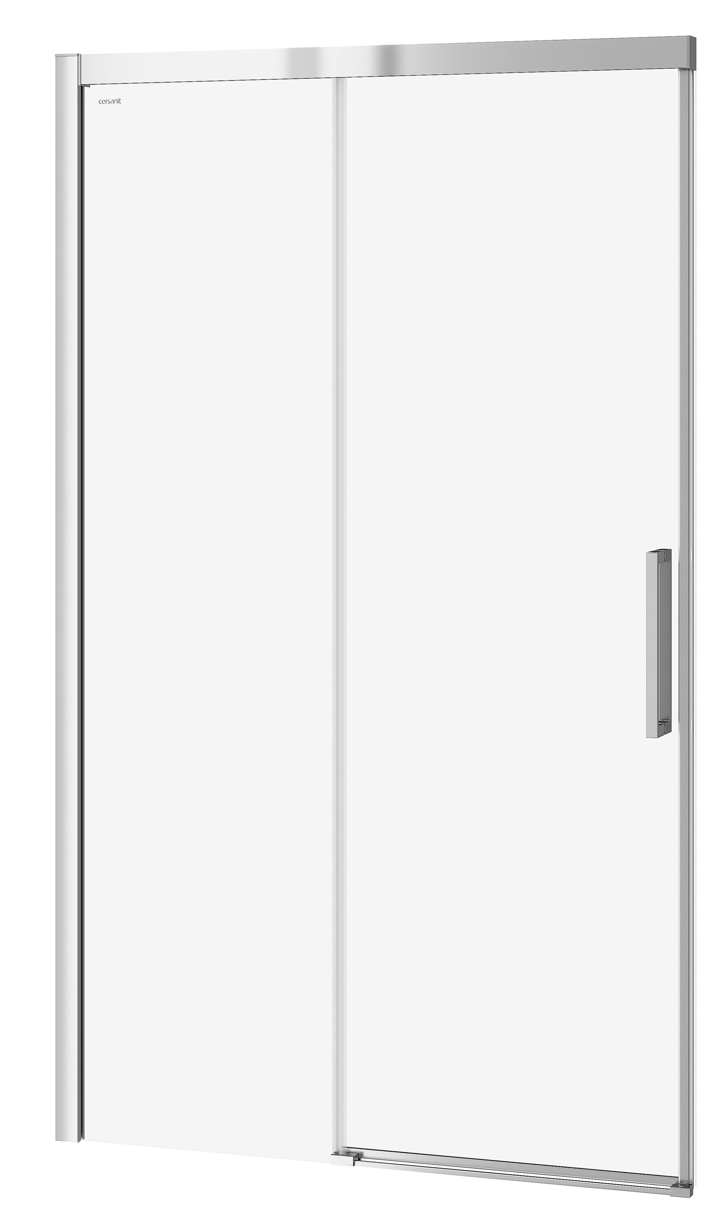 Cersanit Crea puerta de ducha 120 cm corredera cromo brillante/vidrio transparente S159-007