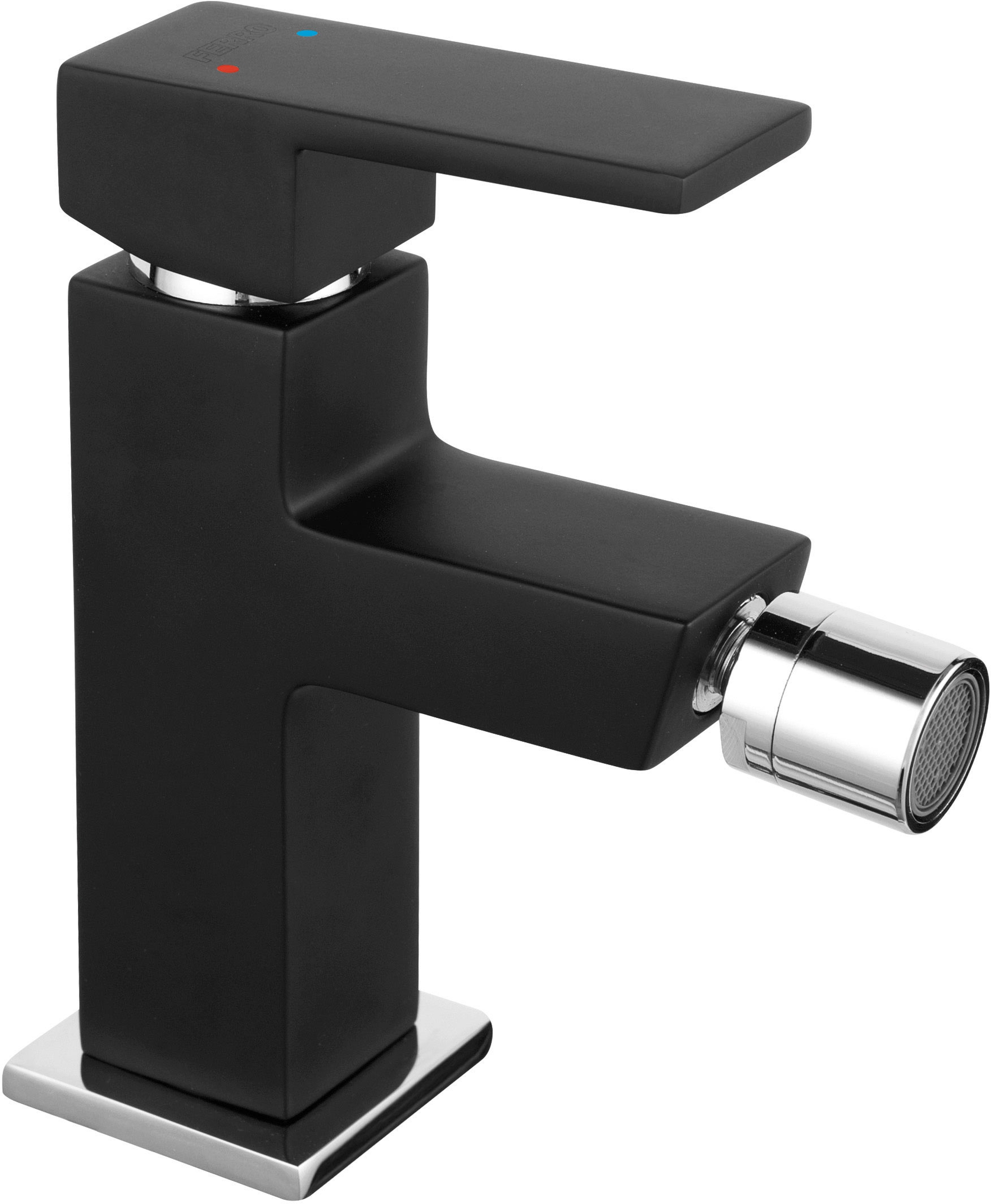 Ferro Zicco Black grifo para bidé de pie negro BZI6BL