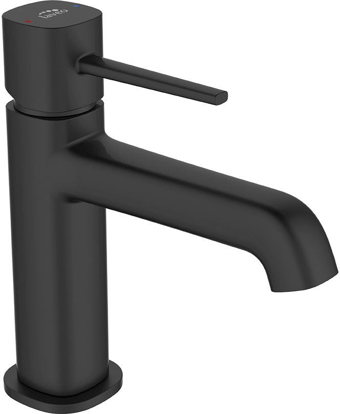 Laveo Pola grifo para lavabo de pie negro BAP722D