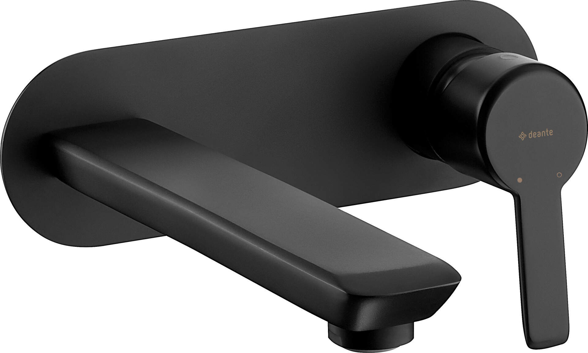 Deante Arnika grifo para lavabo empotrado negro BQA_N54L