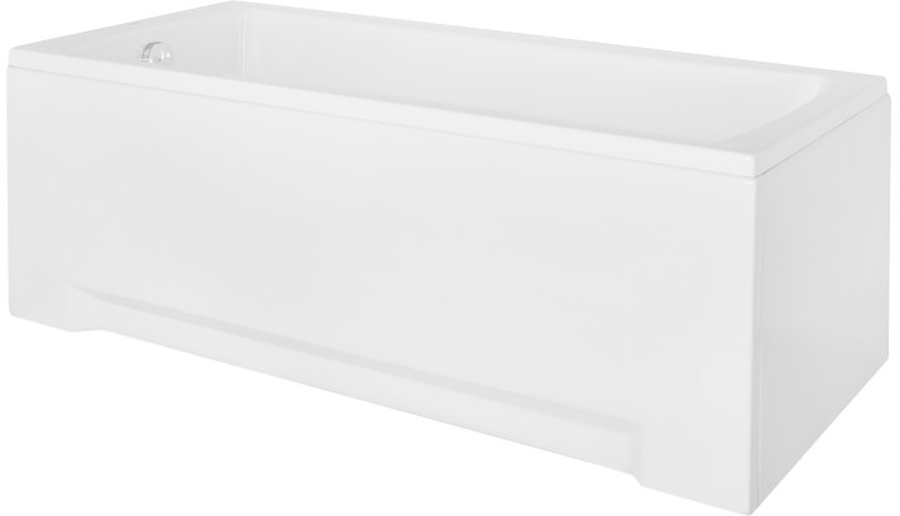 Conjunto bañera rectangular Besco Optima #WAO-160-PK, carcasa para bañera Besco #OAP-160-UNI