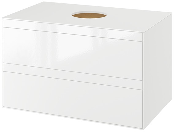 Excellent Finli armario 80x50x48.7 cm suspendido, para lavabo blanco MLEX.1102.800.WHWH