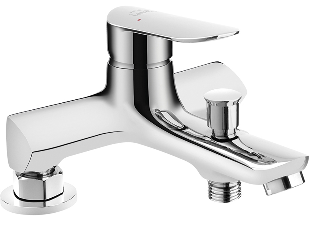 Laveo Appia grifo de bañera y ducha en bañera cromo BLP015D