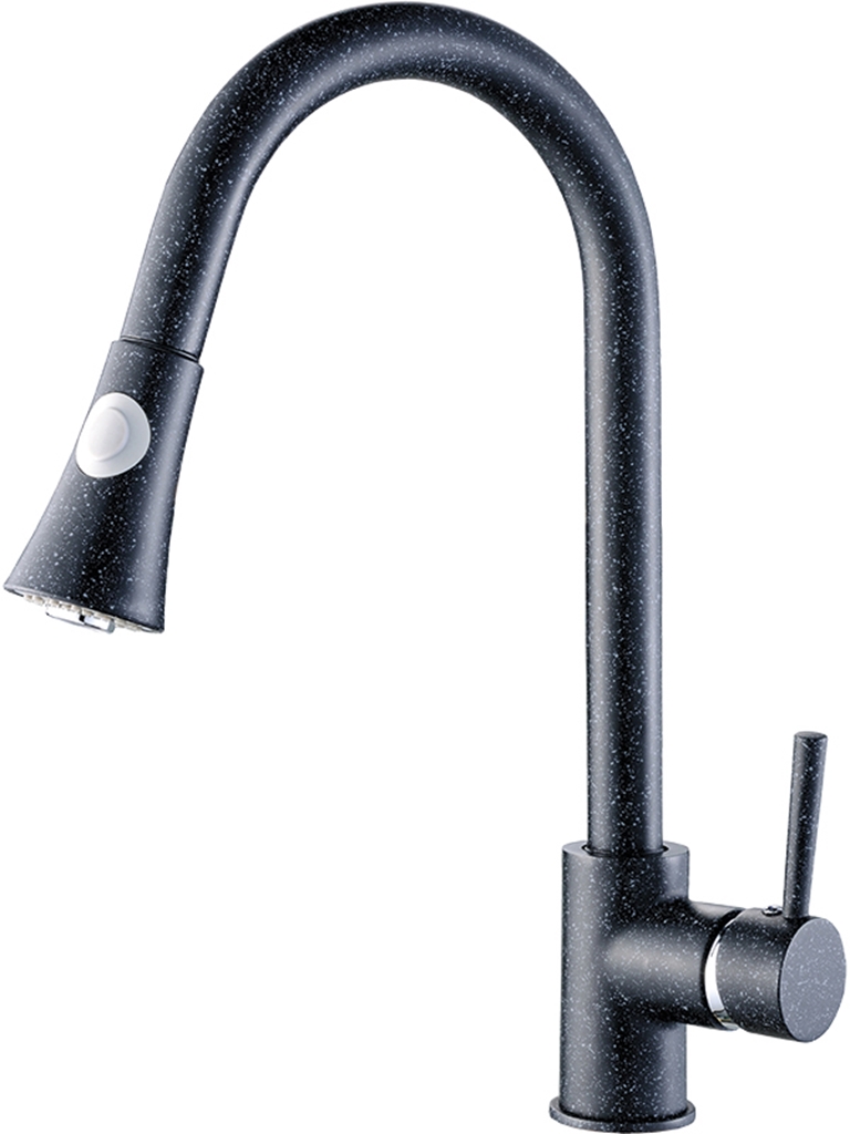 Laveo Daru grifo de cocina de pie negro BLD769D