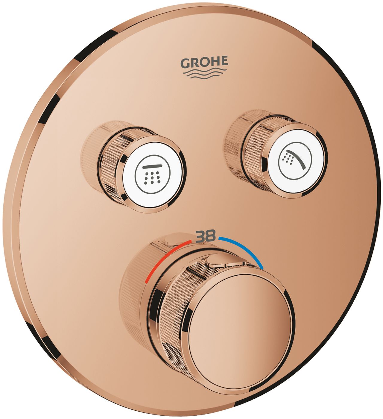 Grohe Grohtherm SmartControl grifo de bañera y ducha empotrado con termostato Warm Sunset 29119DA0