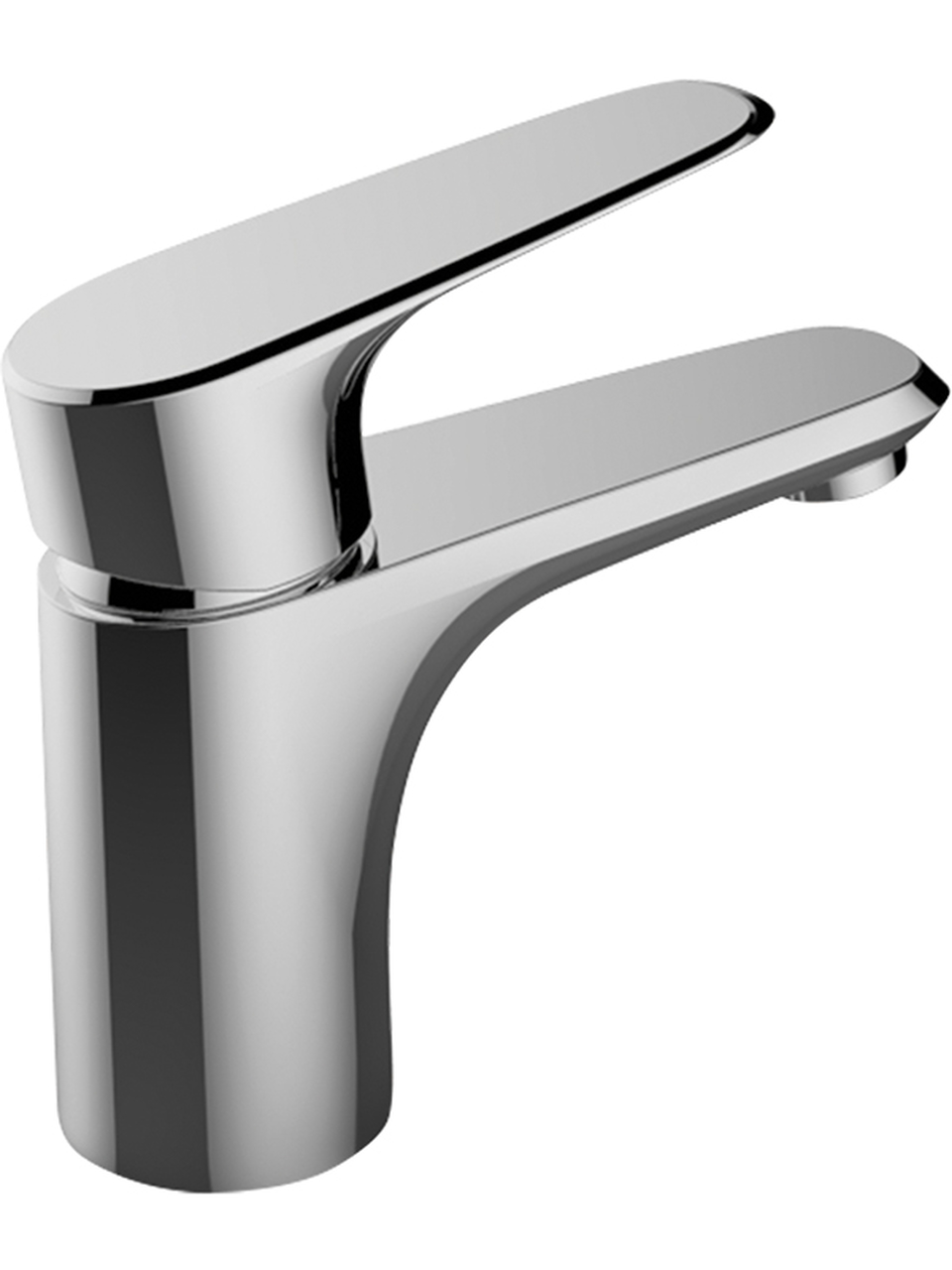Laveo Rondo grifo para lavabo de pie cromo BLX022D
