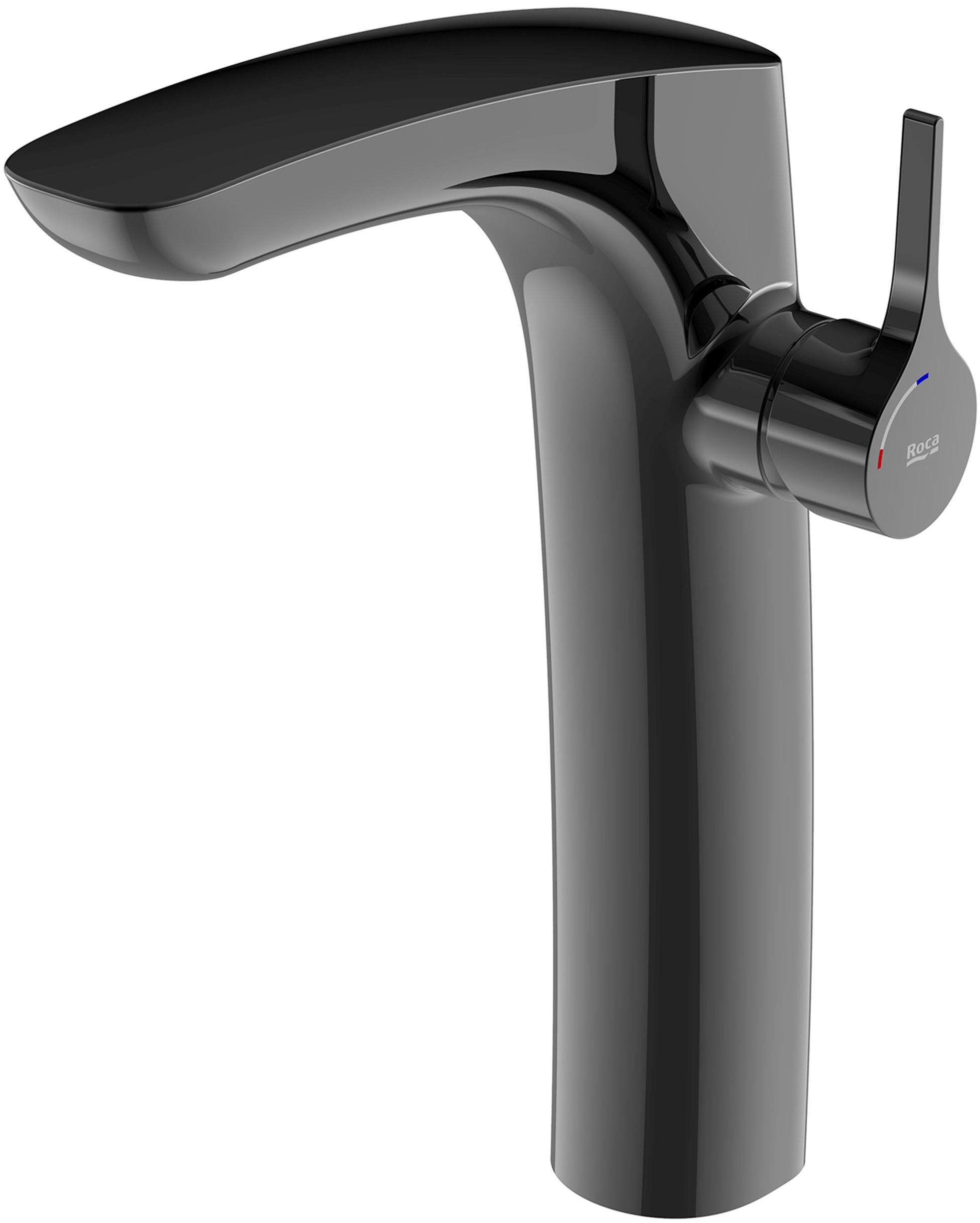 Roca Insignia Black grifo para lavabo de pie negro A5A3C3ACN0