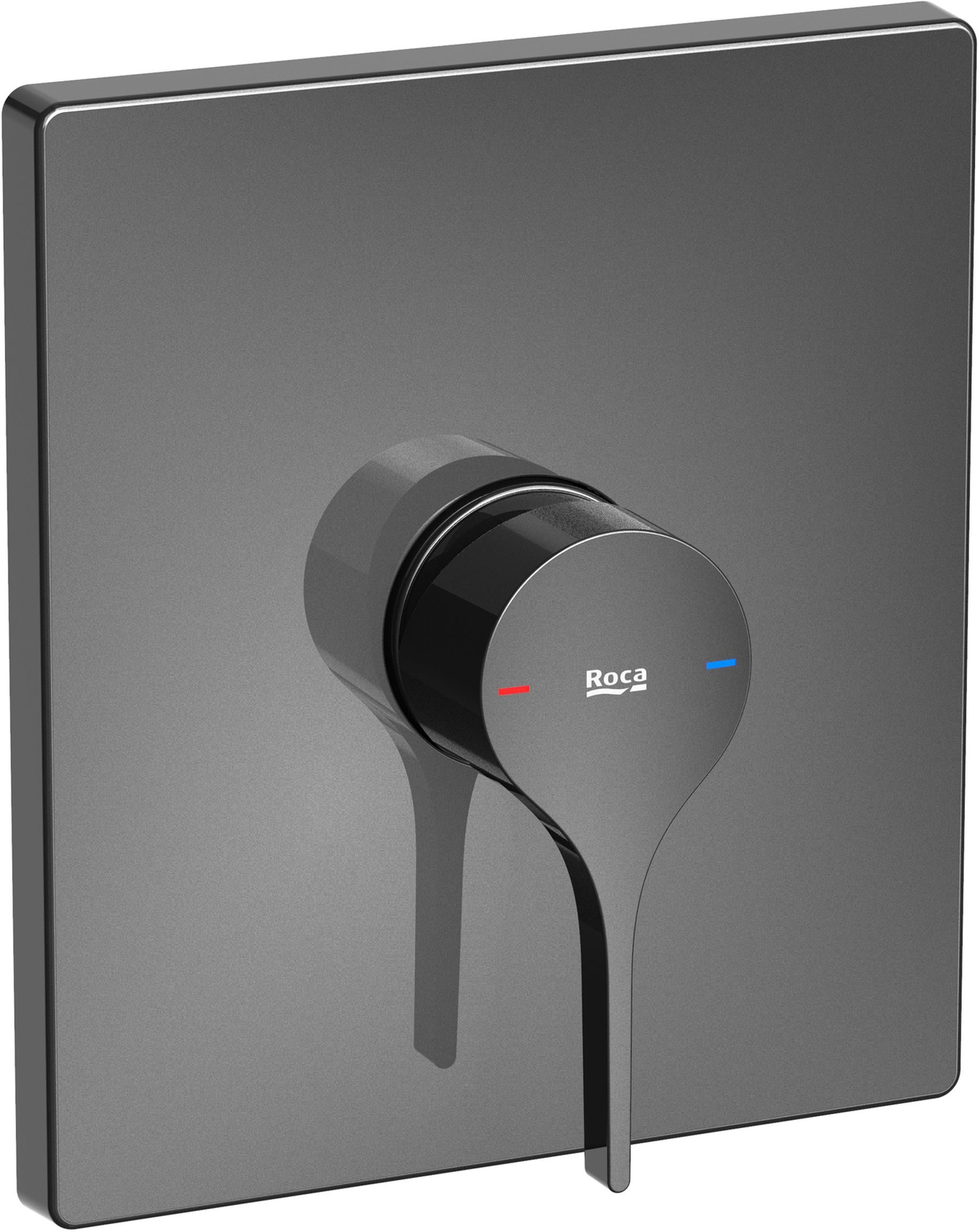 Roca Insignia Black grifo para ducha empotrado negro A5A2B3ACN0