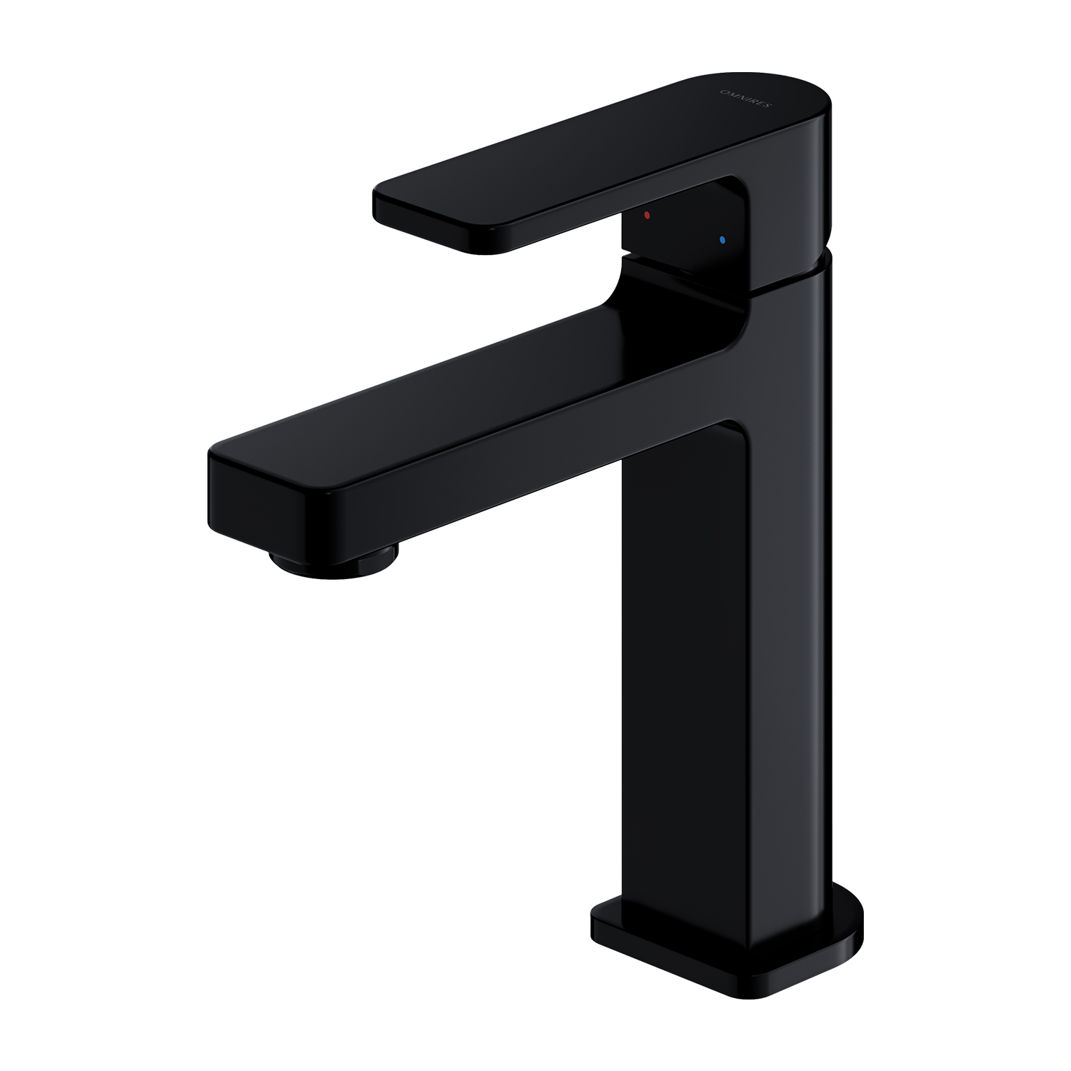 Omnires Baretti grifo para lavabo de pie negro BA7810BL