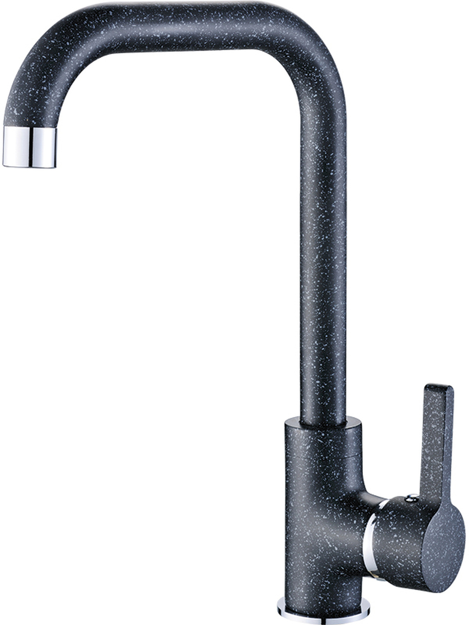 Laveo Lena grifo de cocina de pie negro BKU765D