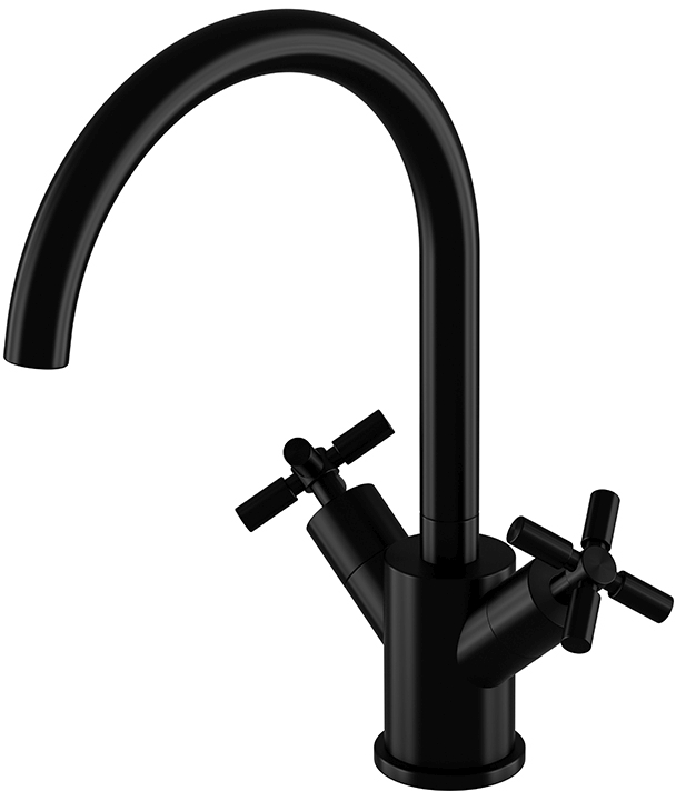 Steinberg 250 grifo para lavabo de pie negro 2501500S