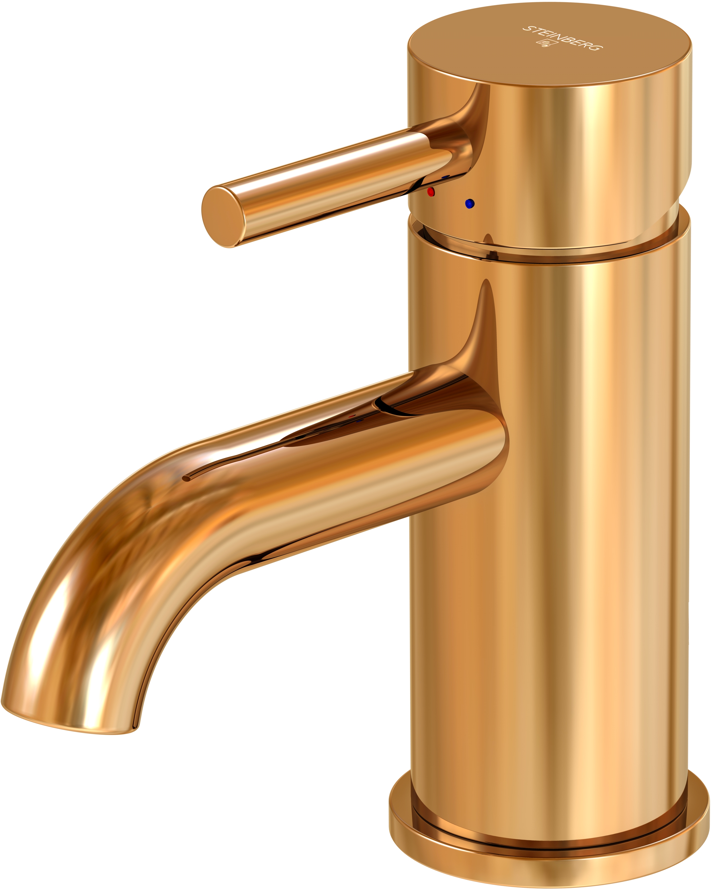 Steinberg 100 grifo para lavabo de pie oro 1001010RG
