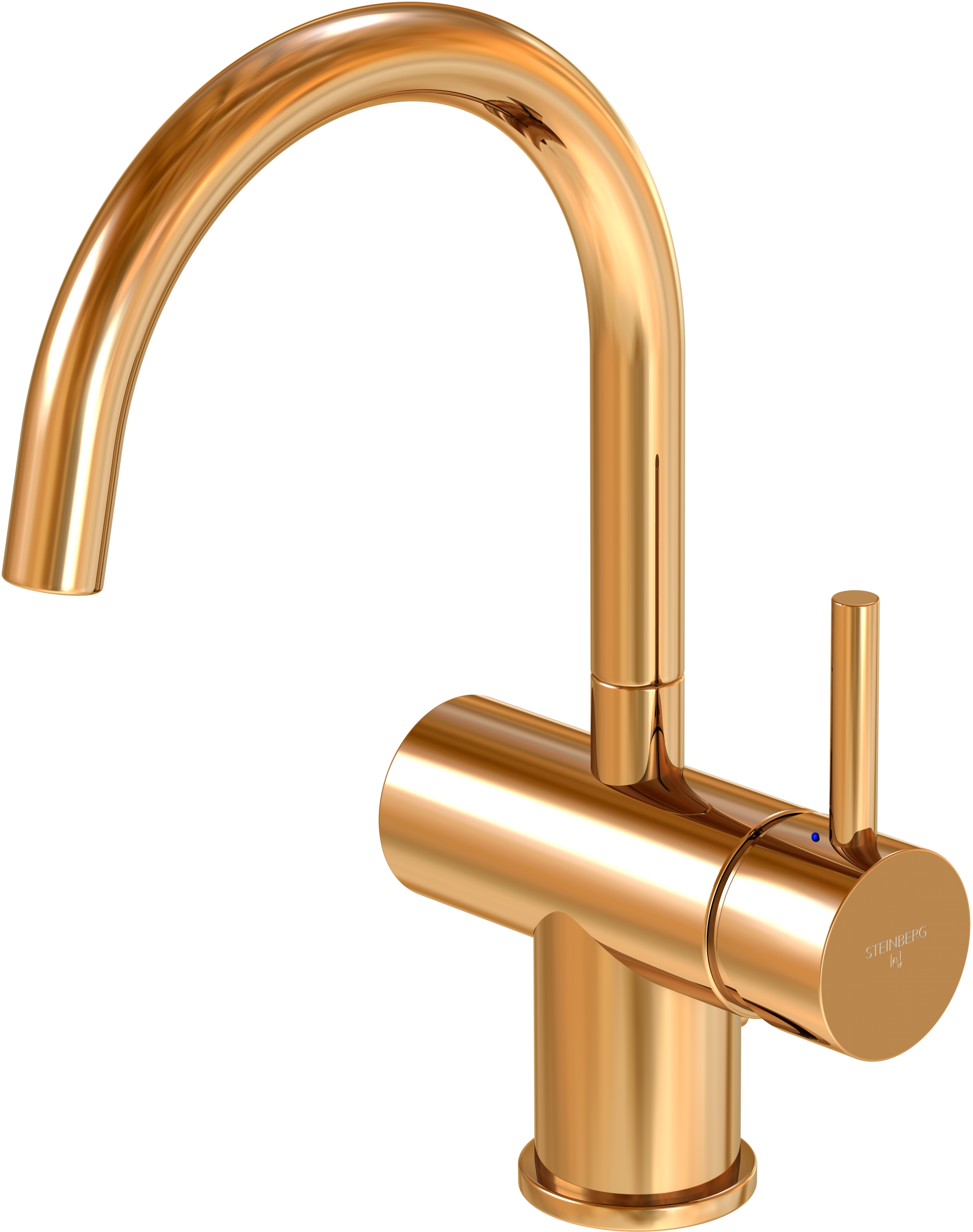 Steinberg 100 grifo para lavabo de pie oro 1001500RG