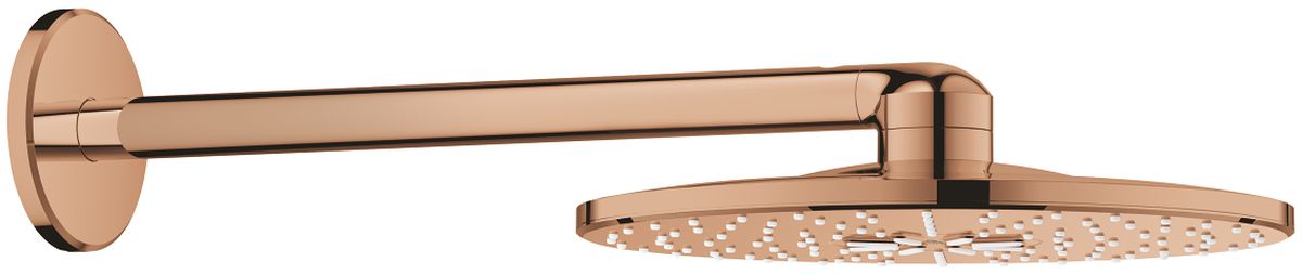 Grohe Rainshower brazo de ducha con efecto lluvia 31x31 cm circular Warm Sunset 26475DA0