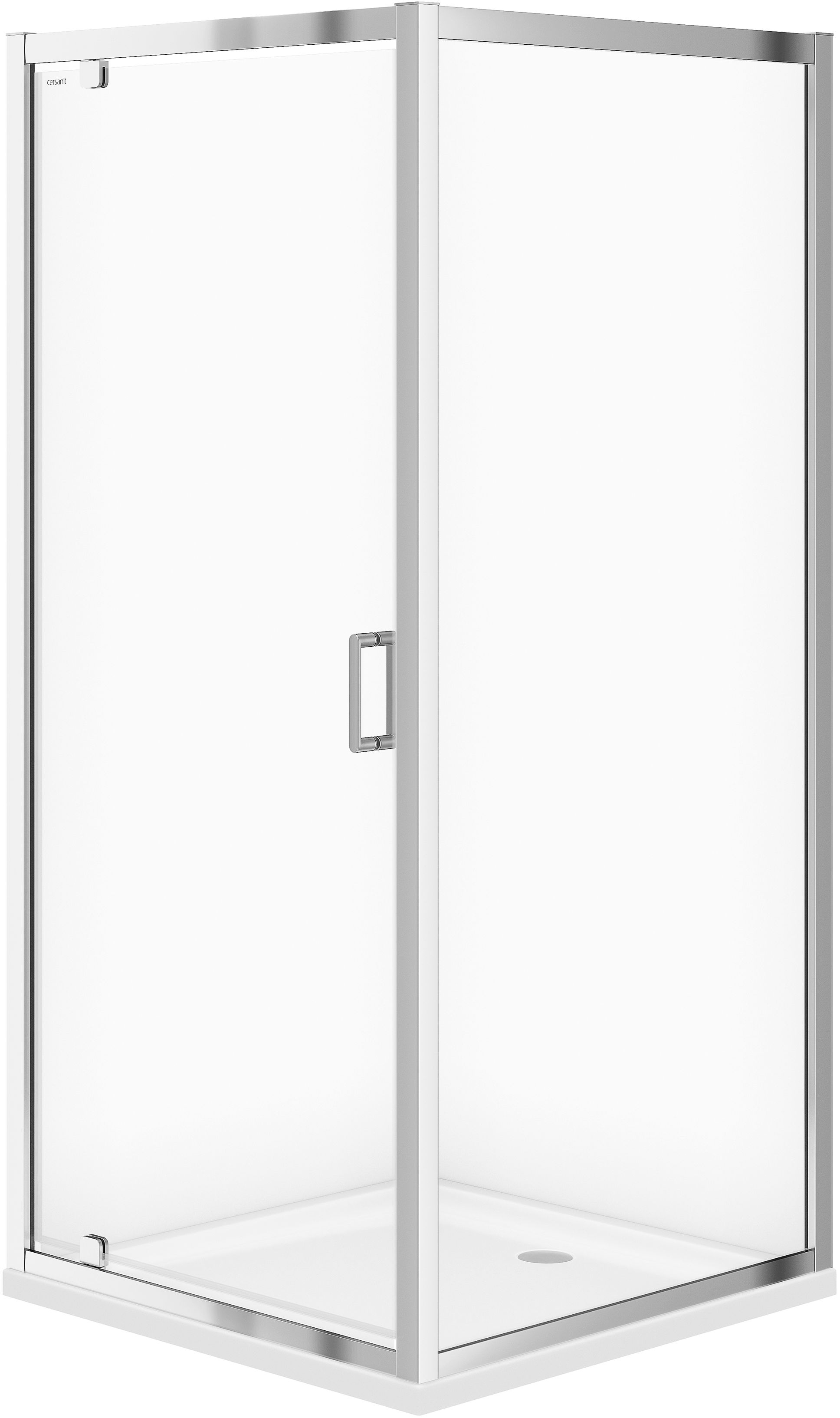 Cersanit Arteco kabina prysznicowa 90x90 cm kwadratowa chrom/szkło przezroczyste S157-010