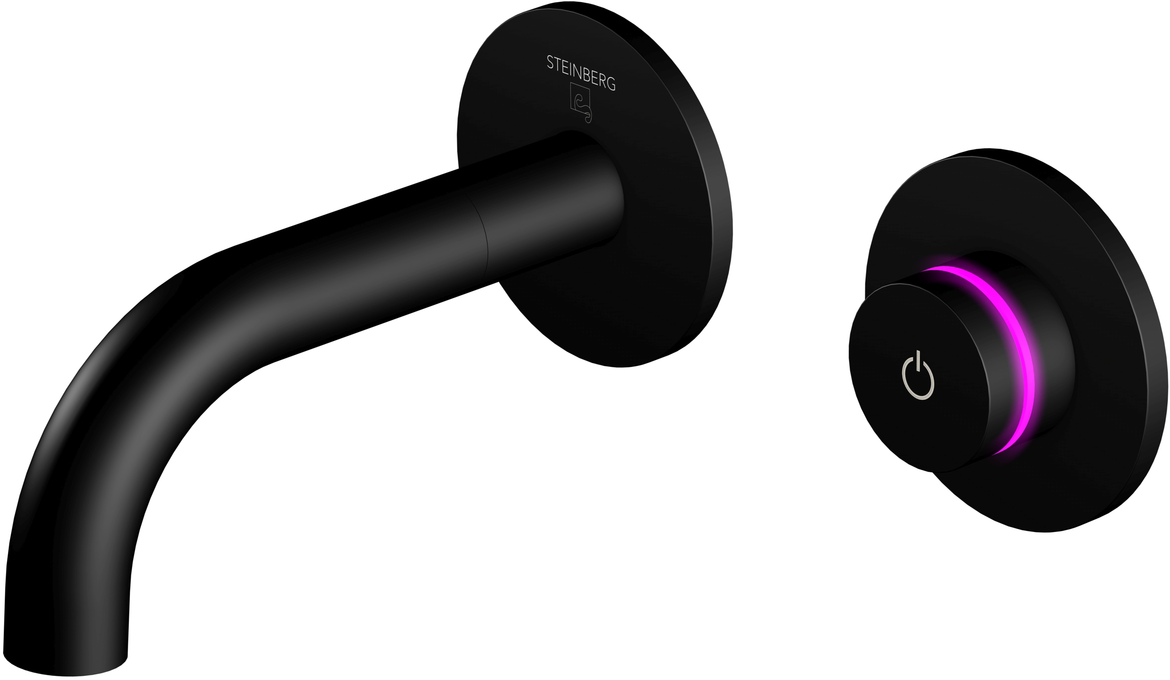 Steinberg 390 grifo para lavabo empotrado con termostato electrónico negro 3901810S