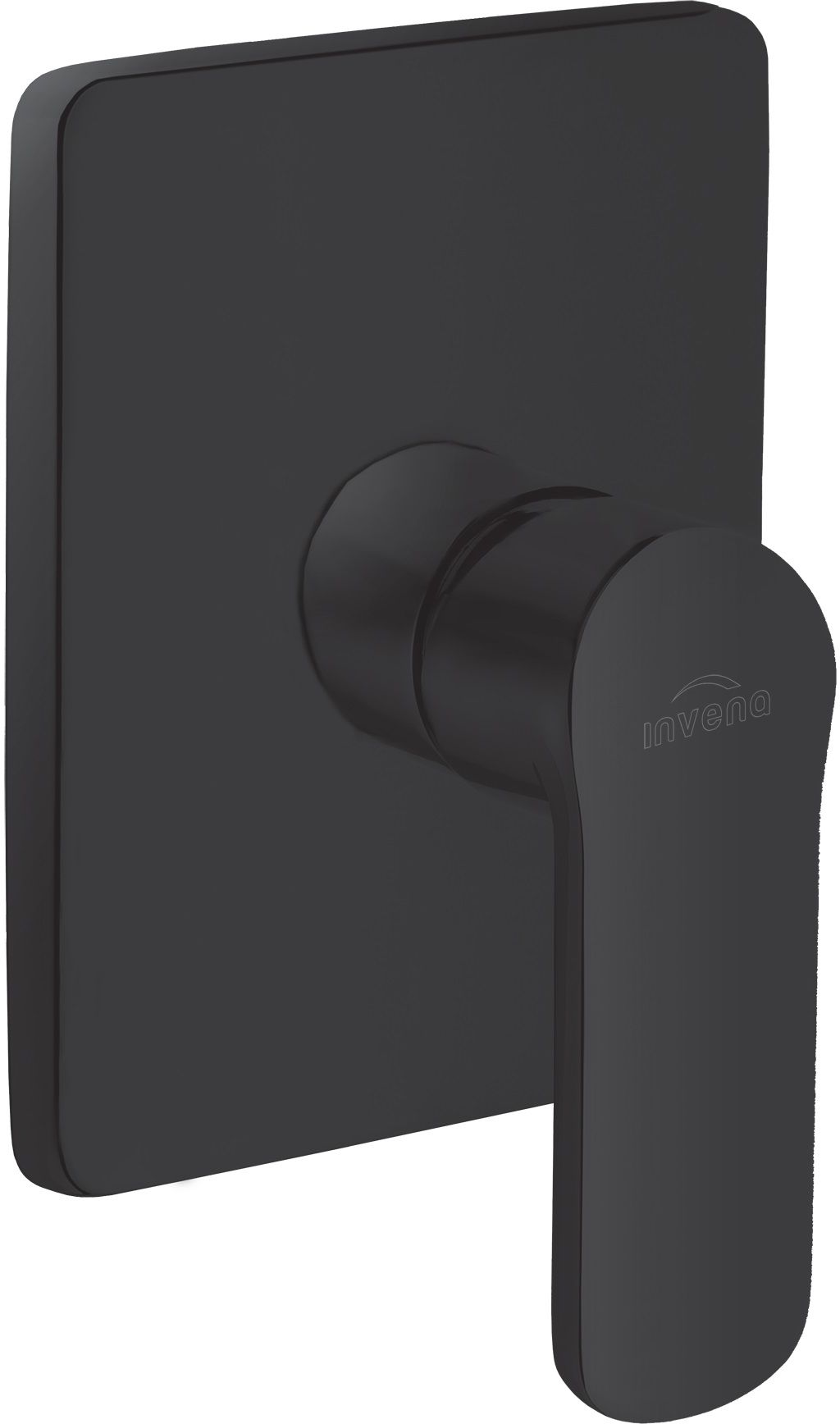 Invena Siros grifo para ducha empotrado negro BP-90-4K1