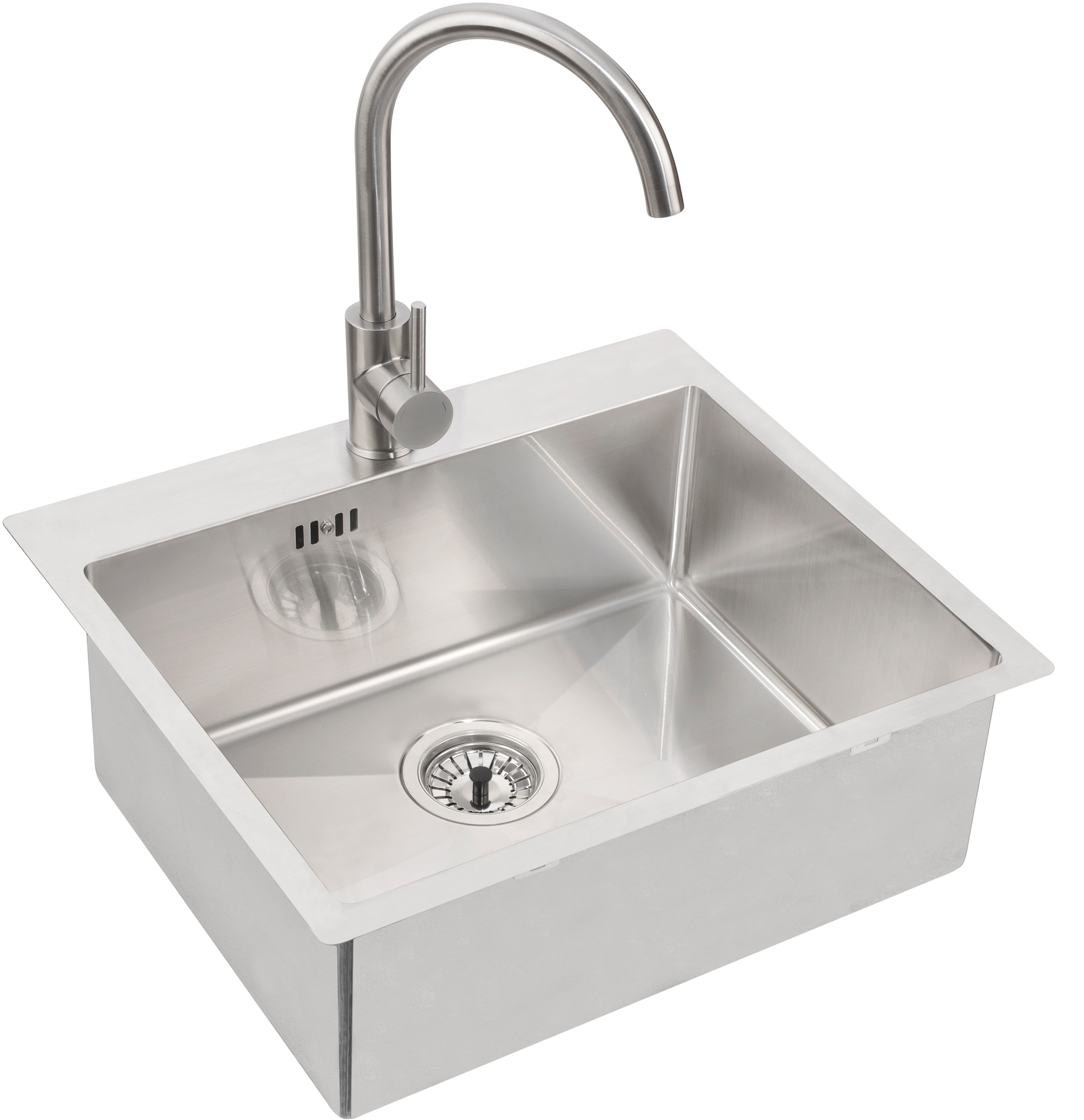 Genesis Concept fregadero de acero 55x48 cm acero 1124382