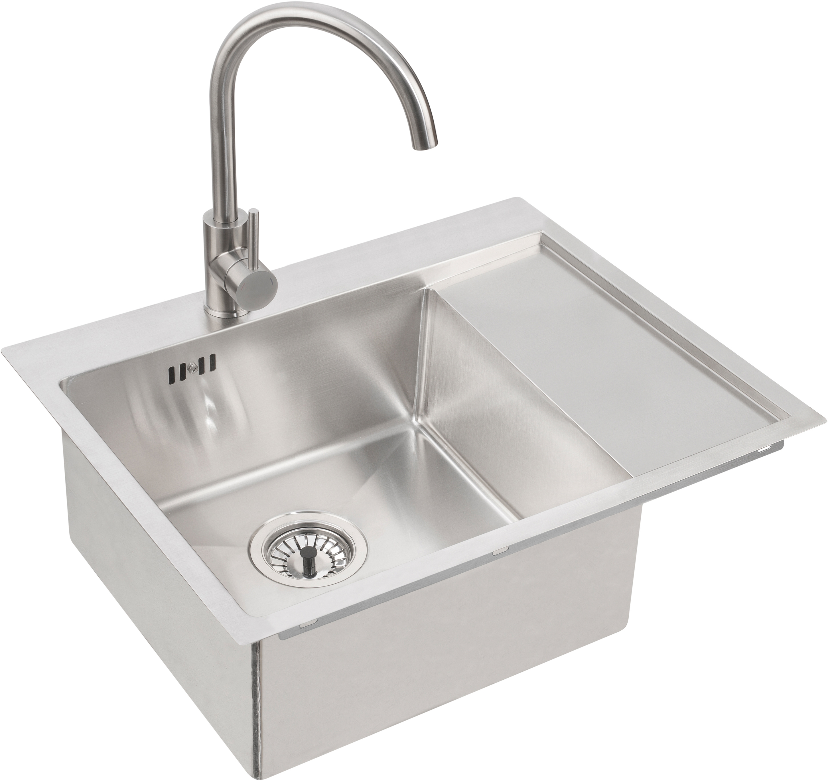 Alveus Concept fregadero de acero 61.5x48 cm acero 1124383