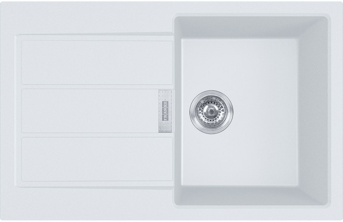 Franke Sirius 2.0 fregadero tectonite 78x50 cm blanco 143.0612.628