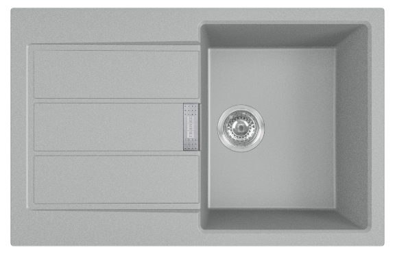Franke Sirius 2.0 fregadero tectonite 78x50 cm gris/grafito/ónix 143.0612.630