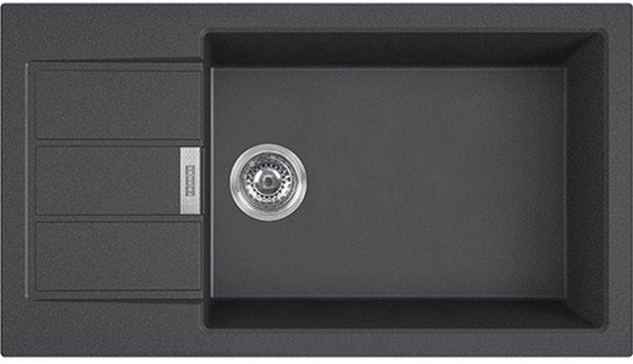 Franke Sirius 2.0 fregadero tectonite 78x43.5 cm gris/grafito/ónix 143.0618.646