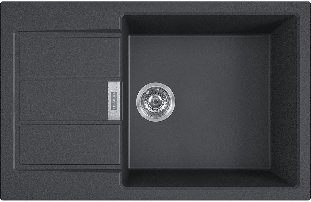 Franke Sirius 2.0 fregadero tectonite 78x50 cm gris/grafito/ónix 143.0618.577