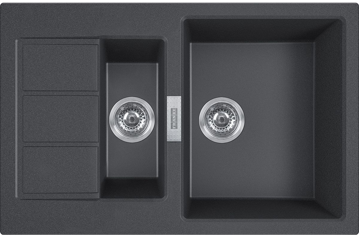 Franke Sirius 2.0 fregadero tectonite 78x50 cm gris/grafito/ónix 143.0618.687