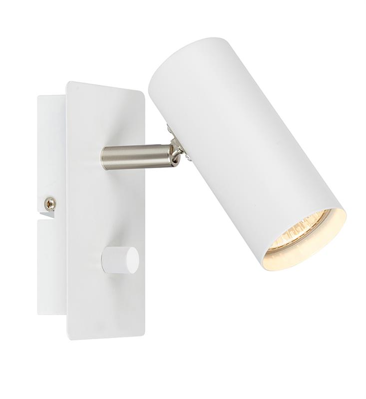 Markslöjd Barcelona lámpara de pared 1x12 W blanco 107346