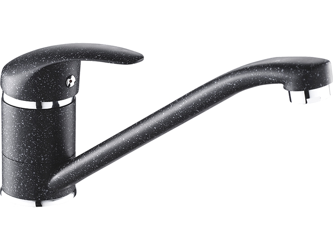 Laveo Iga grifo de cocina de pie negro BGG760D