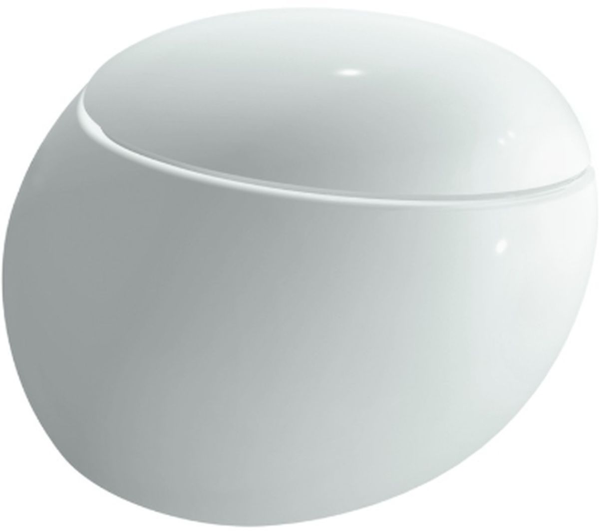 Laufen Alessi One taza de inodoro suspendido sin reborde blanco brillante H8209714000001