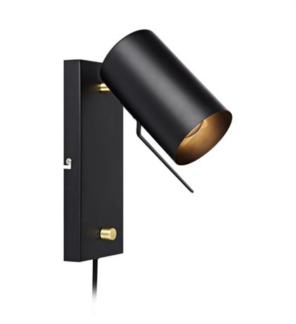Markslöjd Carrie lámpara de pared 1x35 W negro 106587