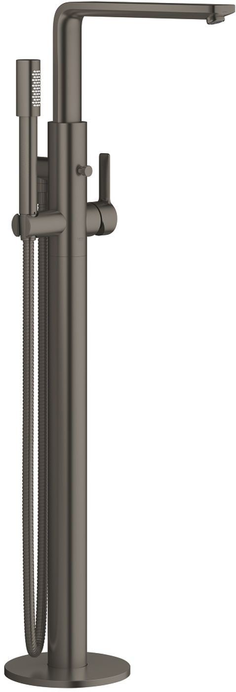 Grohe Lineare grifo de bañera y ducha en suelo Brushed Hard Graphite 23792AL1