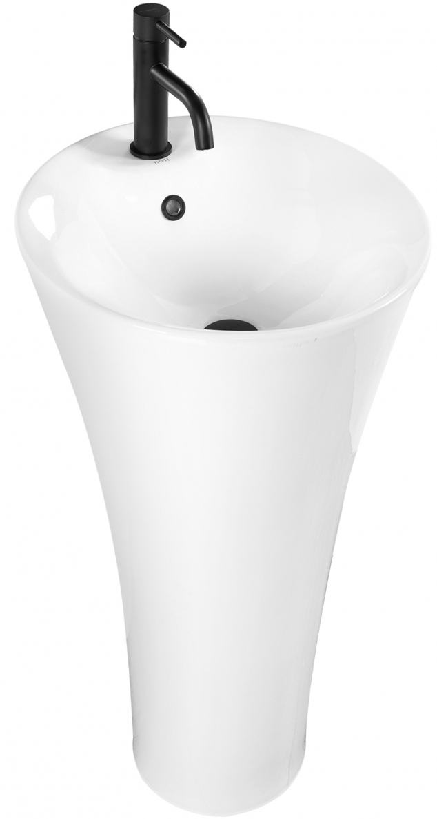 Rea Agnes lavabo 45.5x45.5 cm circular exento blanco REA-U9906