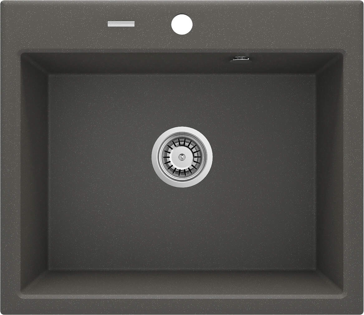 Deante Andante fregadero de granito 60x52 cm antracita ZQN_T103