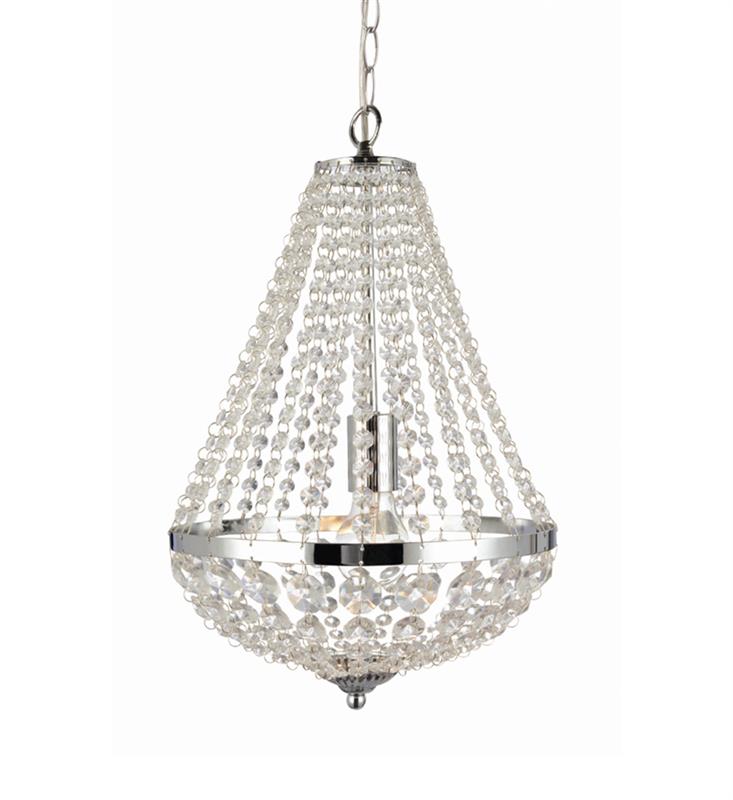 Markslöjd Gränsö lámpara colgante 1x60 W cromo-transparente 104889