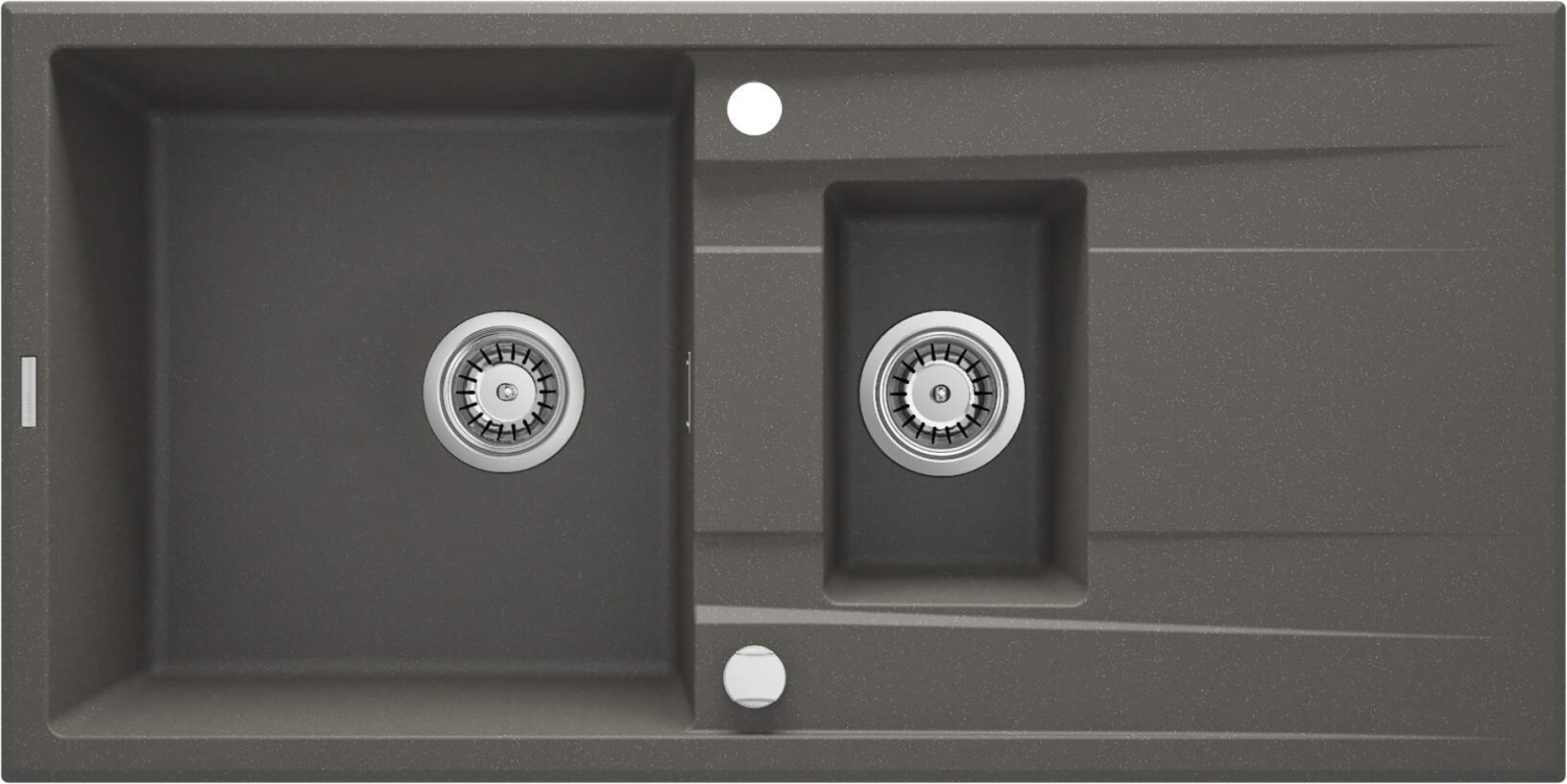 Deante Eridan fregadero de granito 100x50 cm antracita ZQE_T513