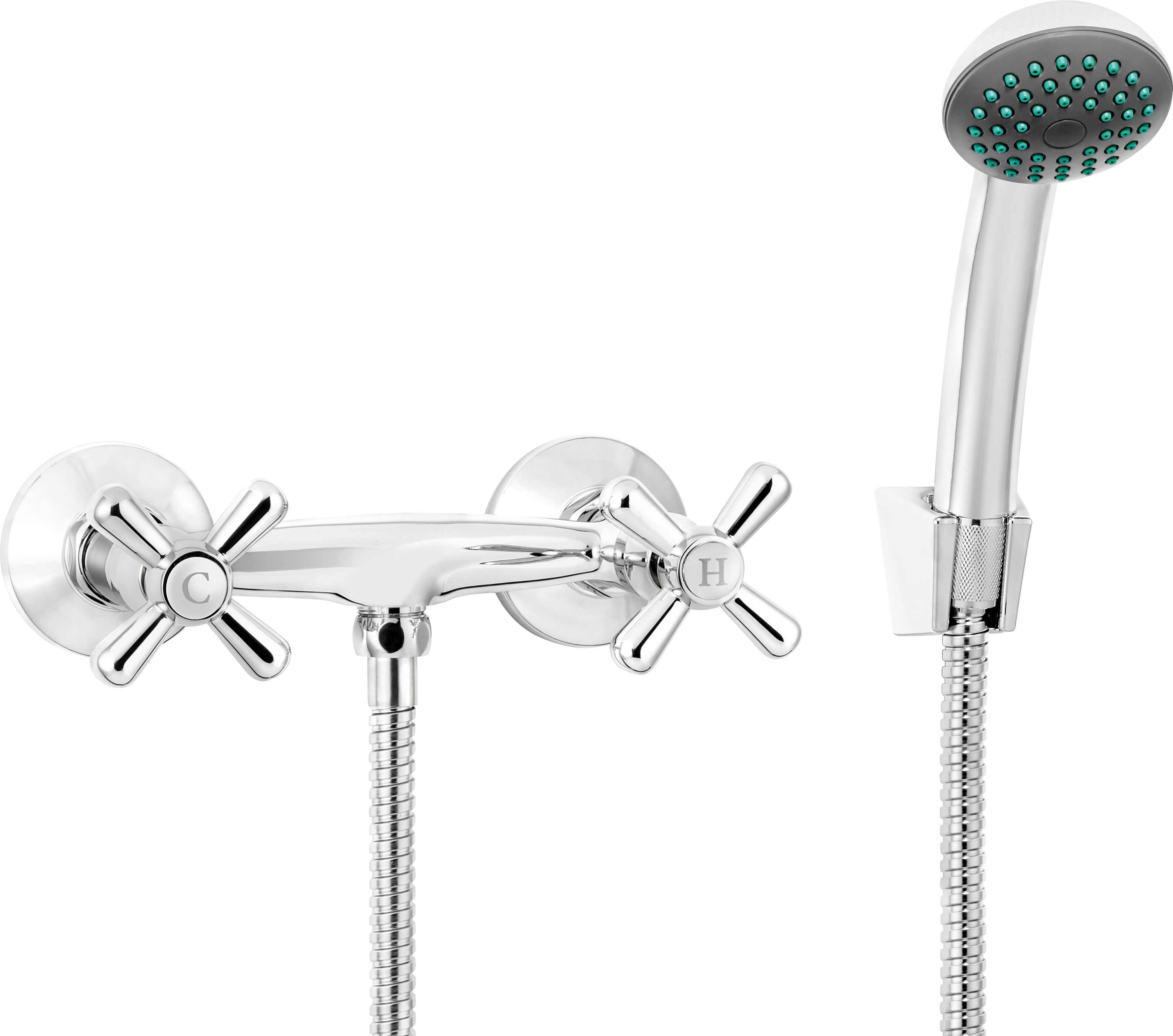 Deante Neo Symetrio conjunto de ducha a pared cromo BOS_041D