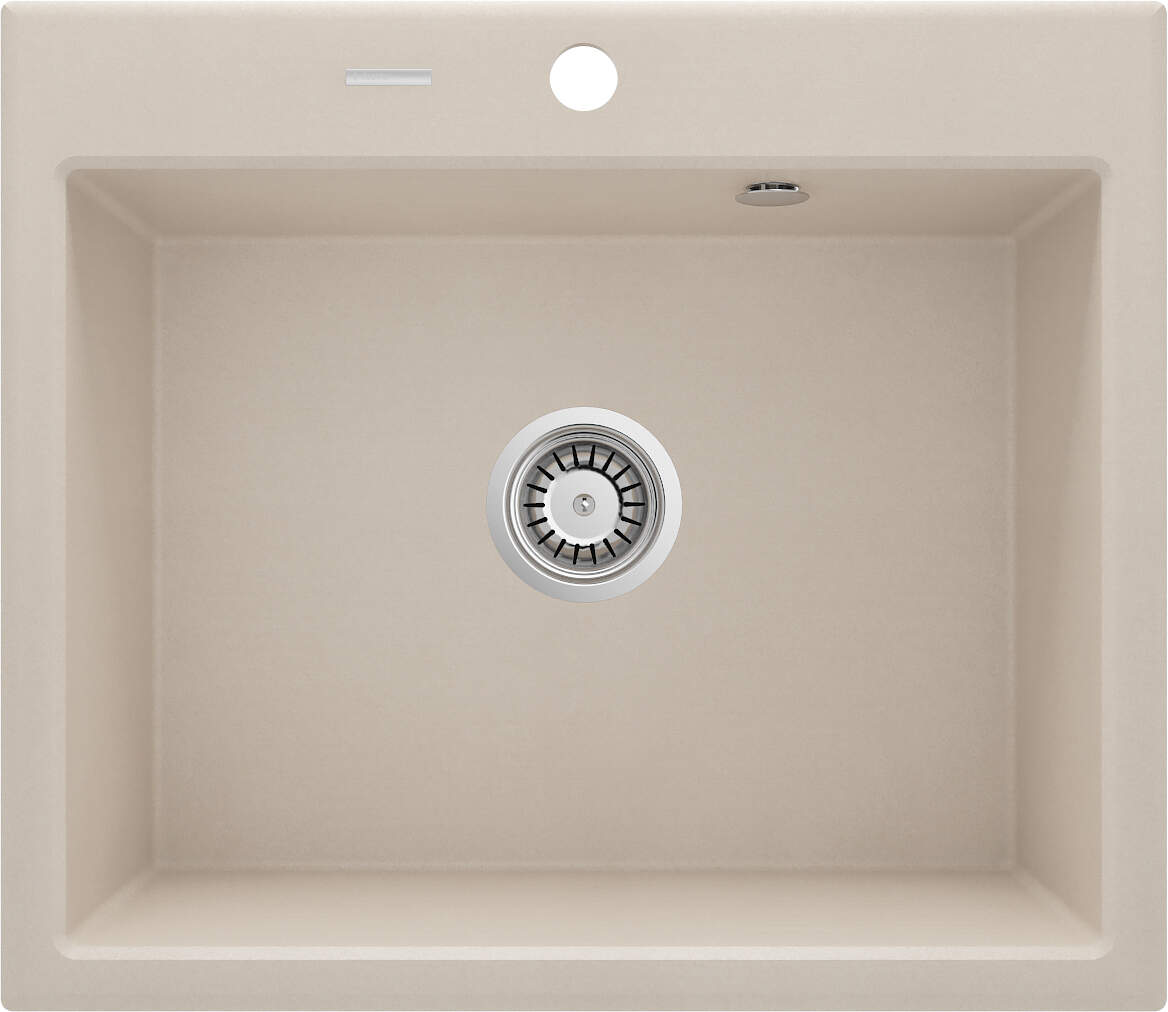 Deante Andante fregadero de granito 60x52 cm beige ZQN_5103