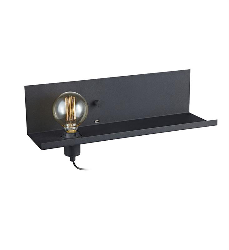 Markslöjd Multi lámpara de pared 1x60 W negro 106482