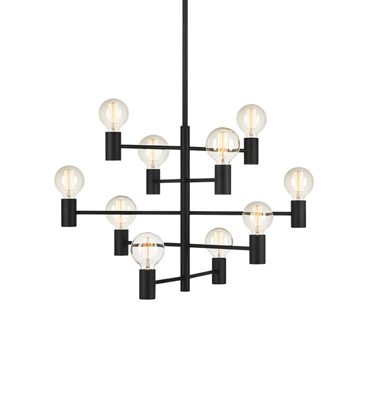 Markslöjd Paris lámpara colgante x60 W negro 107187