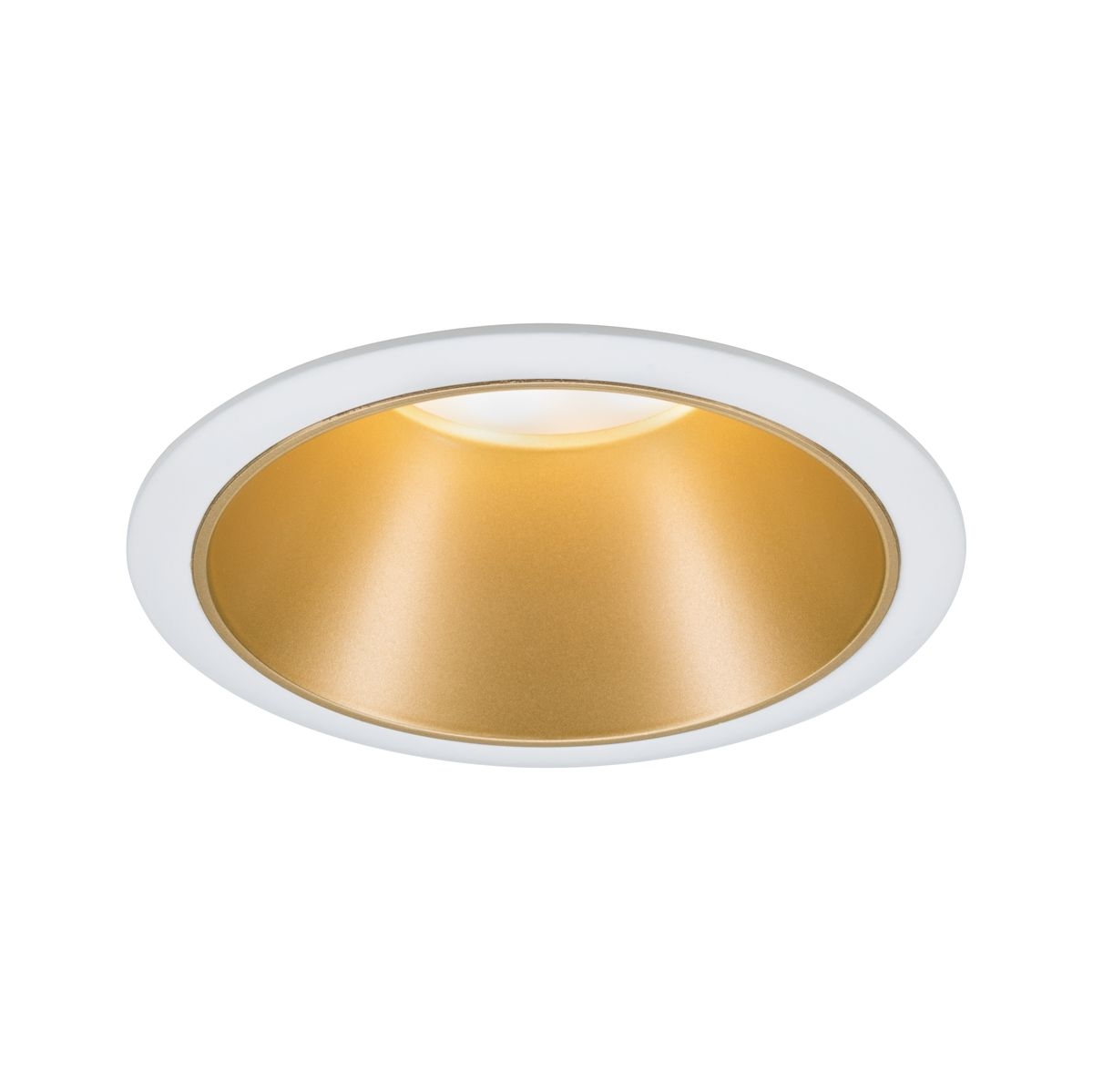 Paulmann Cole Coin lámpara empotrada 1x6.5 W blanco-oro 93405