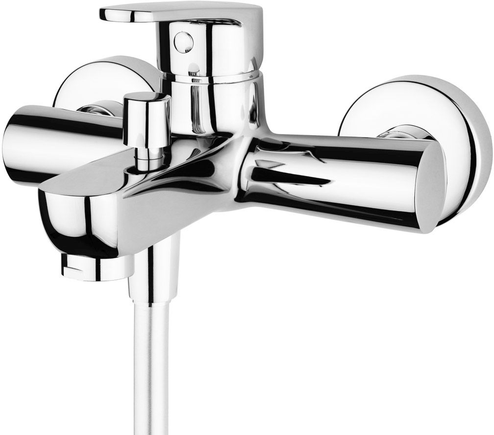 Hagser Della grifo de bañera y ducha a pared cromo HGR30000034
