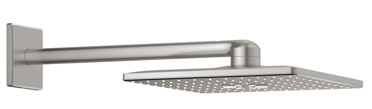 Grohe Rainshower ducha con efecto lluvia 31x31 cm cuadrada SuperSteel 26479DC0
